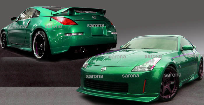Custom Nissan 350Z  Coupe Body Kit (2003 - 2006) - $675.00 (Manufacturer Sarona, Part #NS-032-KT)